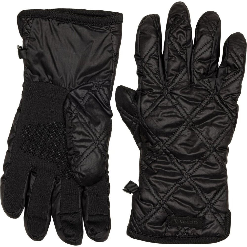 NEW Gerry Vail Quilted Gloves Touchscreen Compatible in black for women 1125 1s4